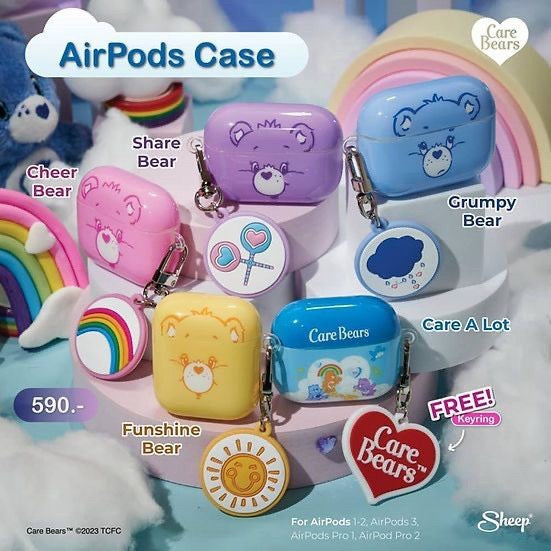 Care Bears 愛心熊 air pod 保護殼